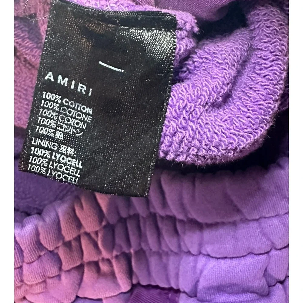 AMIRI purple cotton